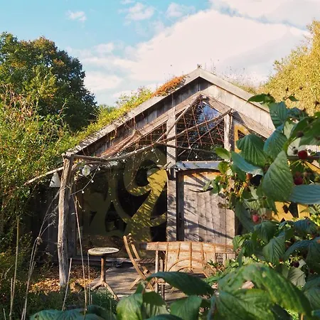 Ecolodge La Belle Verte Saint-M'herve Exterior photo